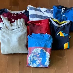 Boys GAP bundle of 7 shirts. All in GUC. Size small